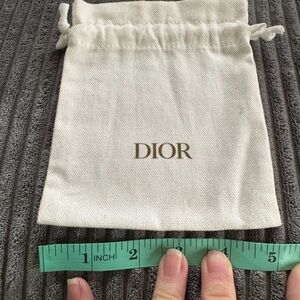 Authentic Dior Dust Bag White Dustbag Drawstring Soft